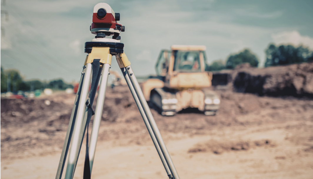 Geodetic and surveying works at a SINOWAY-TEKAR road construction site in Uzbekistan