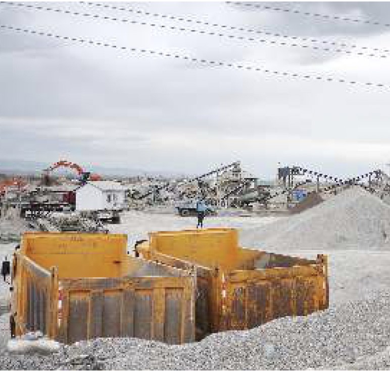 SINOWAY-TEKAR main production and technical base in Kibray District — asphalt plant and crushing facilities