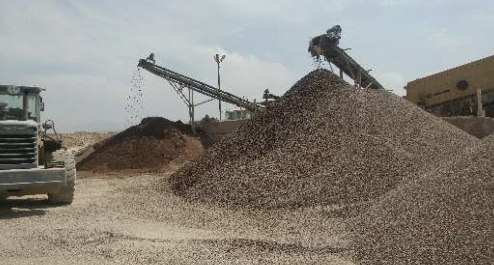 Concrete production facility with HOWO truck-mounted mixers — SINOWAY-TEKAR Kibray base, Tashkent Region
